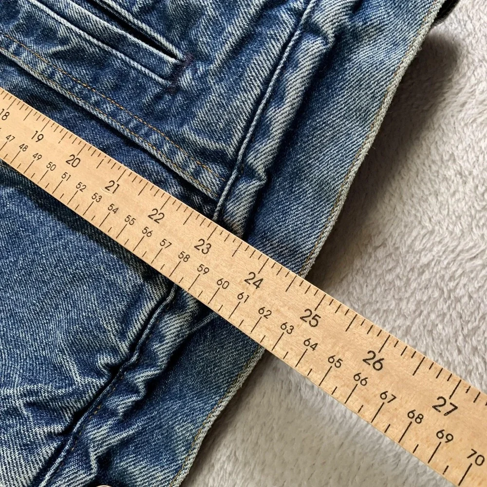 Vintage Levi's Sherpa Trucker Jacket Mens 42R Blue Denim Made USA 80s 70608 0216